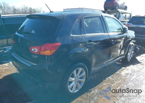2014 Mitsubishi Outlander Sport Se from USA, damaged, VIN 4A4AP4AU2EE018561